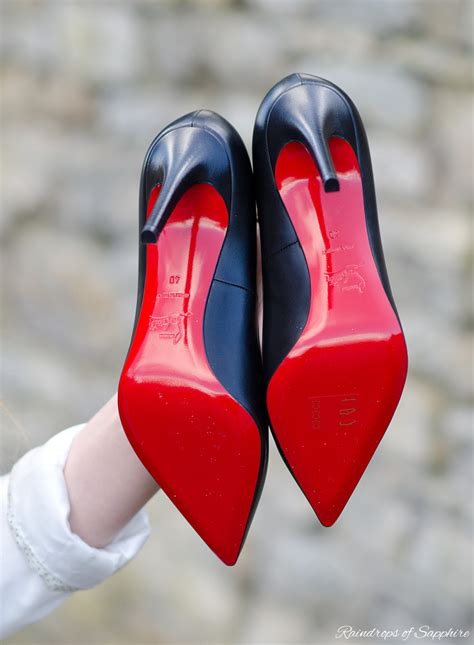 designer shoes with red underneath.